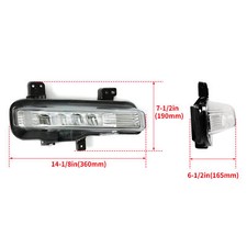 Cubiertas Cromadas Para Faros Antiniebla Ford Explorer 2020-2021 – Juego 2 Piezas, ABS Cromado, Adhesivo