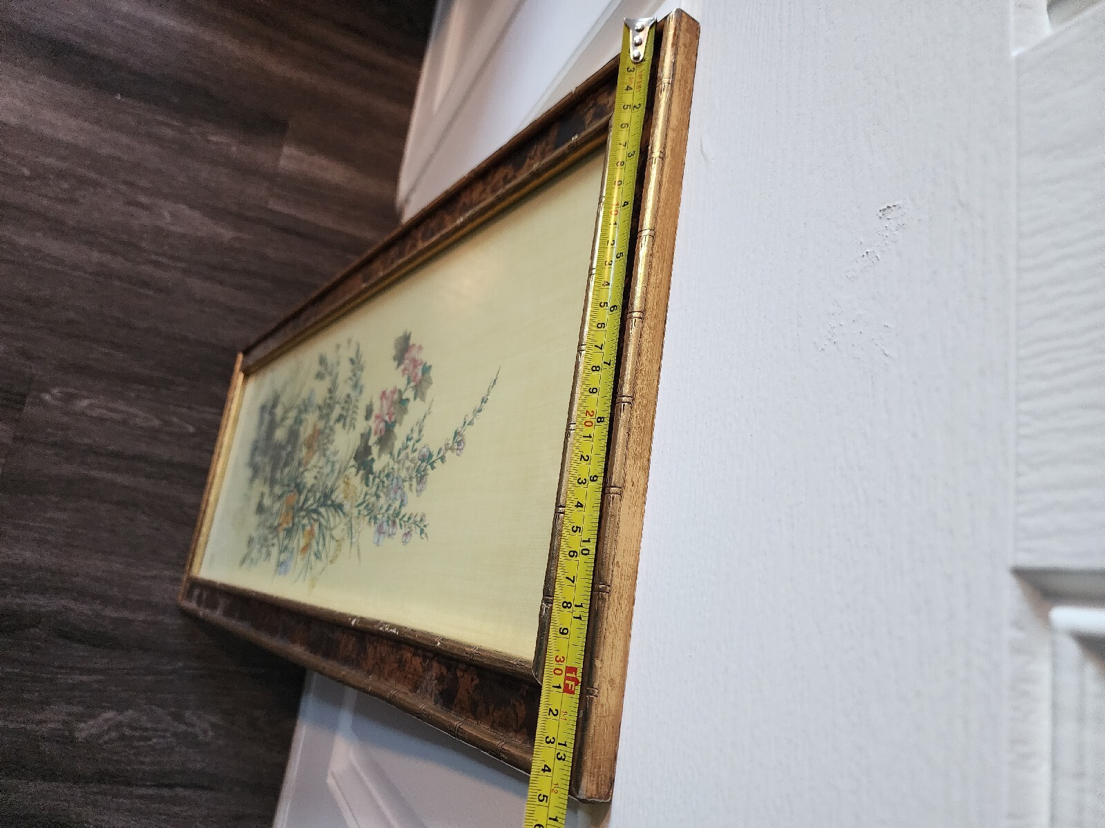 Vintage Turner Wall Art Accessory 1960s MCM Mid Century Floral Oriental