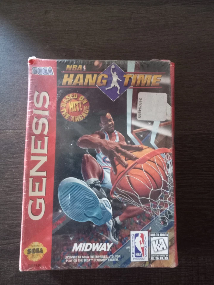 1996 NBA Hang Time Sega Genesis New In Box Cardboard Box - Image 2 of 4