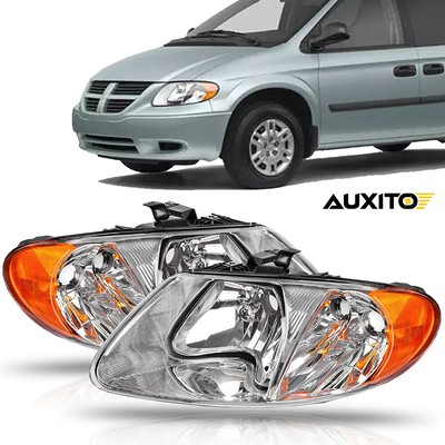 For 2001-2007 Dodge Grand Caravan Chrysler Country Town Headlights Assembly EXO