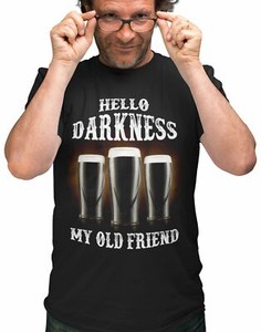 hello darkness my old friend t shirt guinness