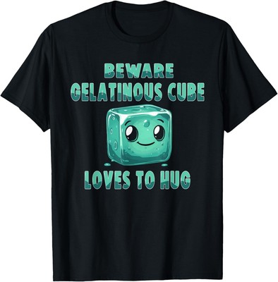 Beware Gelatinous Cube Loves To Hug Humor T-Shirt Hoodie