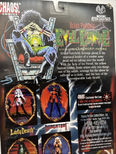 Moore Action Collectables Chaos Comics Brian Pulidos Evil Ernie 1997 - Picture 11 of 12
