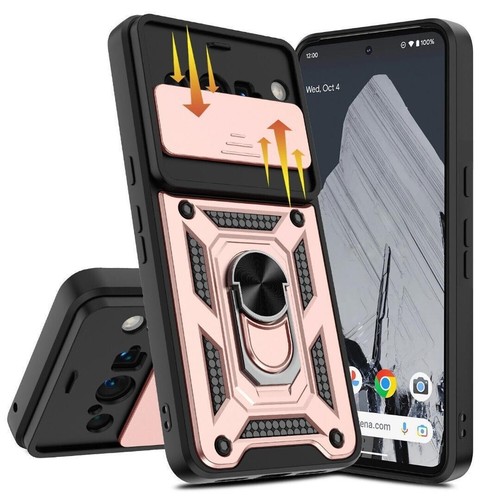 Étui Pour Google Pixel 8A,8 Pro Antichoc Support Bague Téléphone & Écran Garde - Photo 6 sur 24