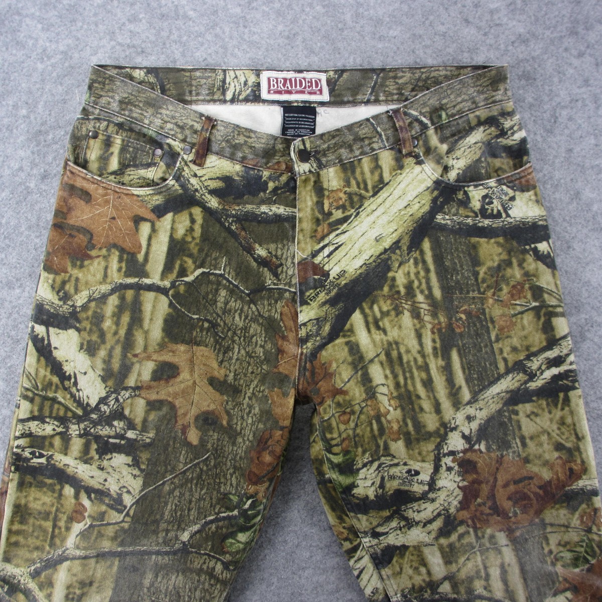 Braided River Camo Pants Mens 40x32 Camo Pants | eBay