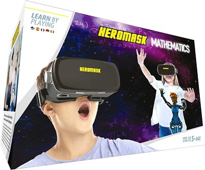 Virtual Reality Brille VR Headset 3D + Mathematische Spiele Interaktives Spielze