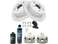 Rear Brake Pad Rotor and Caliper Set For 2005-2007 Toyota Avalon 2006 BW719WX