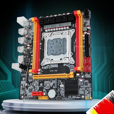 X79 PC Motherboard PCI-E 16X 4*SATA2.0 Interface Mainboard NVME M.2 SSD LGA 2011