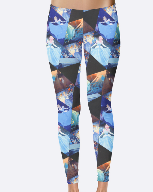 CINDERELLA Yoga Pants/Leggings OSFM  Premium QUALITY Guaranteed-image