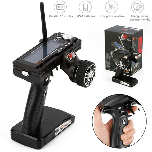 Flysky FS-GT3B 2.4GHz 3 Channels Control Transmitter&Receiver for RC Car Boat AU - Picture 2 of 6
