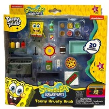 Teeny Tinies SpongeBob Squarpants Teeny Krusty Krab Mini Food Playset Dollhouse