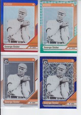 4 - 2024 Donruss GEORGE SISLER Optic Blue Velocity, Base, Red Blue, Liberty 22