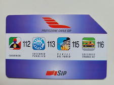 Karta telefoniczna Włochy 1997, Protetione Civile Sip