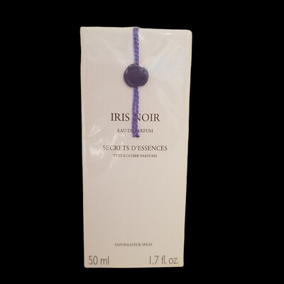 Yves Rocher Secrets D'Essences IRIS NOIR Eau De Parfum Perfume 1.7 fl oz SEALED