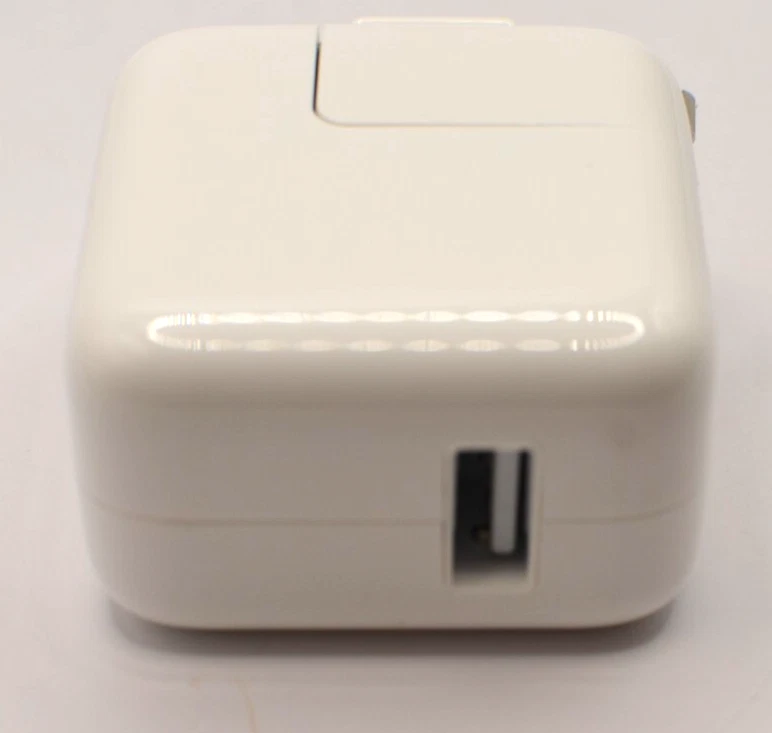 Apple A1401 12W Single USB Wall Charger Power Adapter MD836LL/A - White - Used - Image 3 of 4