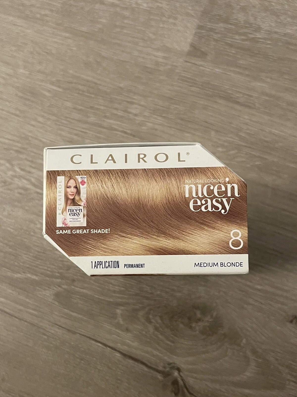 Clairol Natural Looking Nice'n Easy Permanent Hair Color 8 Medium Blonde