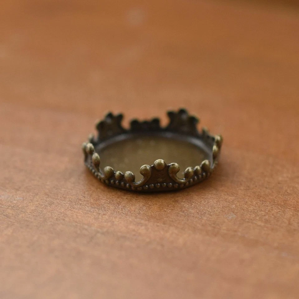 15 piezas 15 mm camafeo ajuste dijes base cabujón bandeja colgante herramientas para hacer joyas Foto 4 de 4