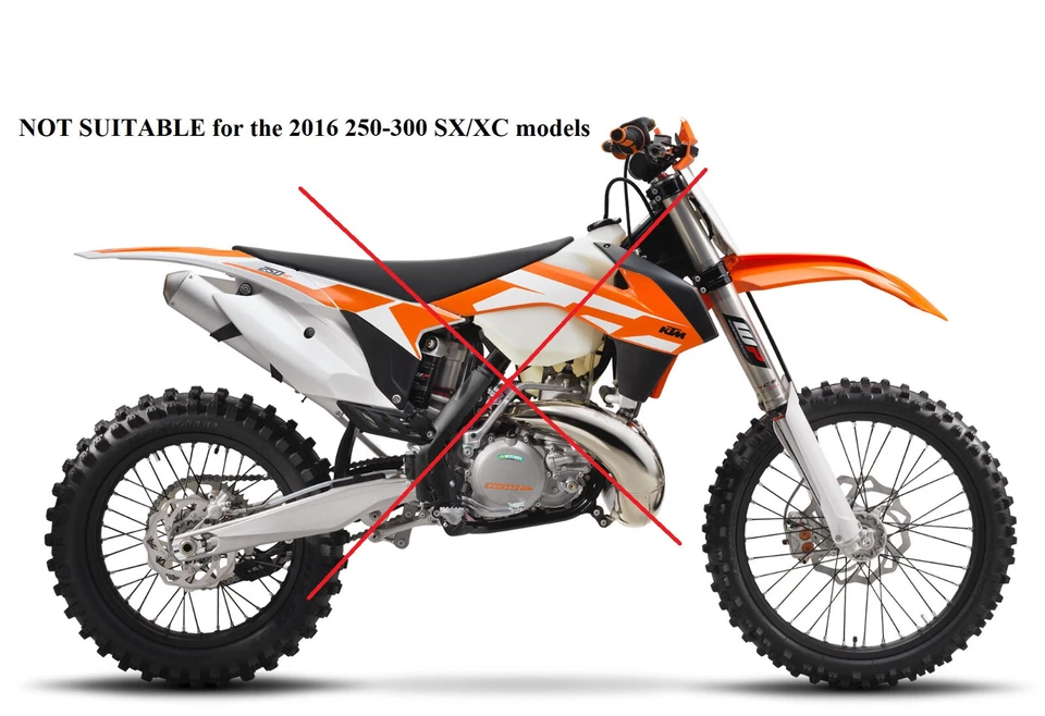 Plastics + Graphics applied KTM 2016 2017 2018 XC XC-F SX SX-F name+number - Imagem 3 de 4