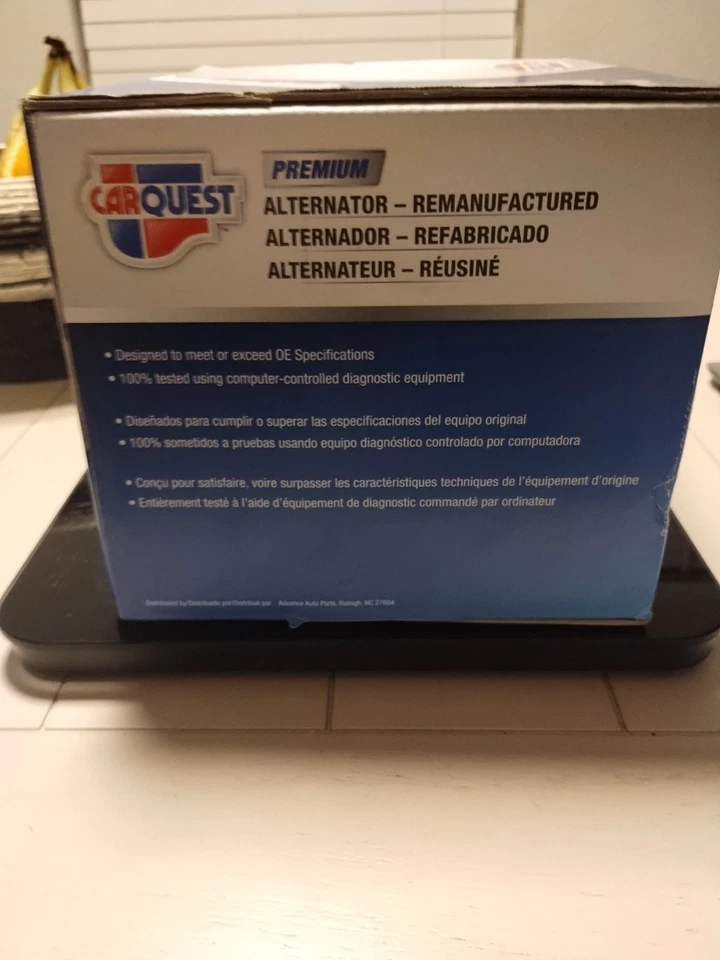 Alternador 11537a Carquest Acura ILX 2013-2015 Honda Civic 2012-2015 Foto 3 de 4