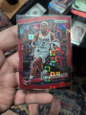 2025 Panini WNBA Prizm #10 Aari McDonald Red Pandora /199 Color Match SSP