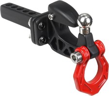 Metal Rc Crawler Trailer Hook Tow Hitch Trailer Hitch Receiver For 110 Rc Red