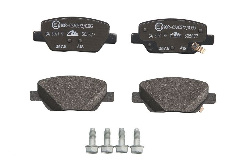 Fits FERODO FDB5212 Brake Pad Set, disc brake FDB5212 Brake pads set rear , fit