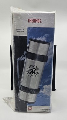 MARLBORO Stainless Vacuum Bottle/Thermos  Hot/Cold Retractable Handle NCB10