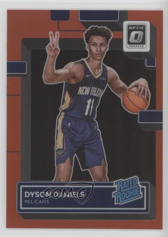 2022 Panini Donruss Optic Rated Rookie Red Prizm 86/99 Dyson Daniels #250 1by8