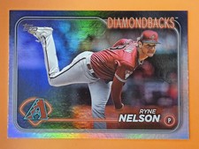 2024 Topps Baseball #334 Ryne Nelson Rainbow Foil Arizona Diamondbacks