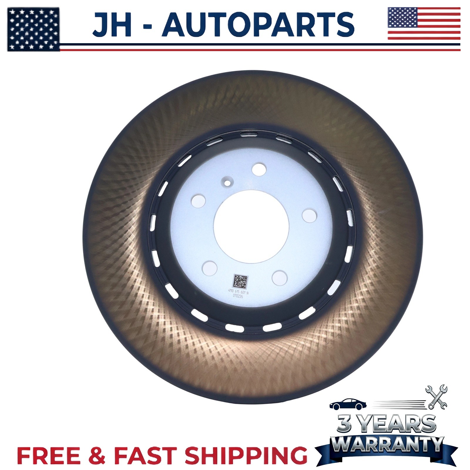 Bentley Bentayga Speed 2016-2025 Rear Brake discs 2 pcs P/N 4M0615601N
