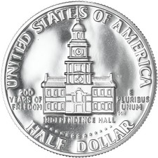 1976 S Kennedy Half Dollar Bicentennial Gem DCam Proof CN-Clad