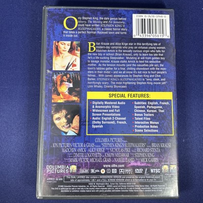 Stephen King's Sleepwalkers DVD Brian Krause, Alice Krige