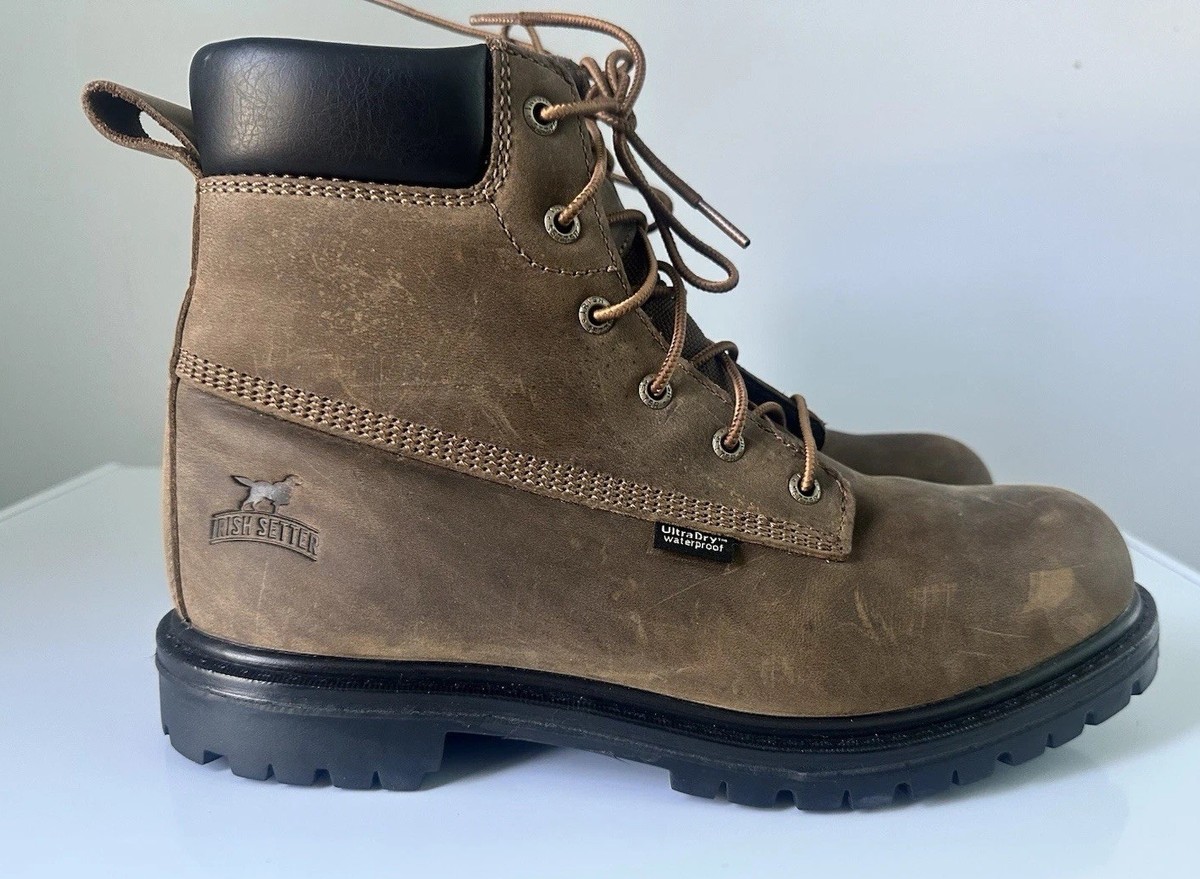 Irish Setter Men\'s 8 Red Wing Boots Hopkins Waterproof Steel Toe Leather 83672 Hopkins Men main image 3