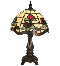 Meyda Tiffany 19189 Stained Glass / Tiffany 1 Light Accent Table - MultiColor