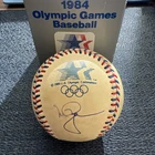 Mark McGwire Vintage Signature Signed 1984 Olympics Logo Baseball