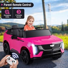2 Seater Ride on Truck w/Remote Control 3 Speeds LED Lights Horn Music Story
