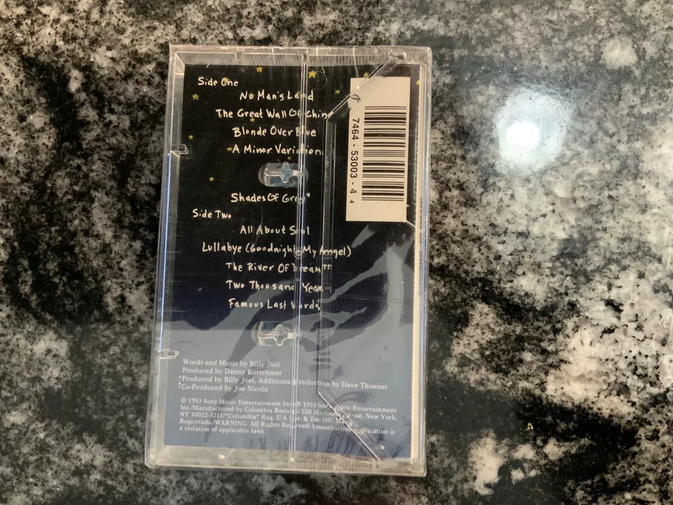 Billy Joel River Of Dreams Cassette New Sealed Vintage Tape - Image 2 of 3