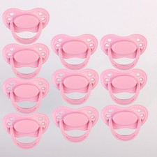 10Pcs Magnetic Pacifiers Nipple Pacifier Magnet for Reborn Baby Dolls Accessory