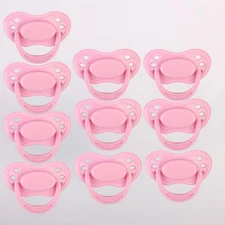 10Pcs Magnetic Pacifiers Nipple Pacifier Magnet for Reborn Baby Dolls Accessory