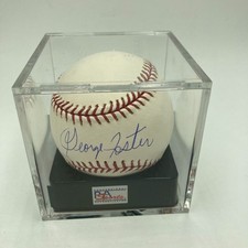 George Foster Signed Major League Baseball PSA DNA Graded 10 GEM MINT
