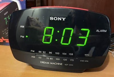 SONY FM/AM 2バンド クロックラジオICF-A8 ピンク ジャンク Sony Psyc Dream Machine FM/AM Alarm Clock Radio ICF-C111 | eBay