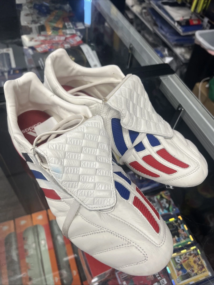 adidas Kith x Predator Mania FG White Red Blue for Sale