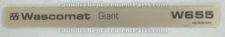 WASCOMAT NAMESTRIP,W655 PART# 260815