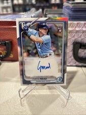 Curtis Mead 2024 Bowman Chrome Refractor Auto RC 432/499 Rays #CRA-CME