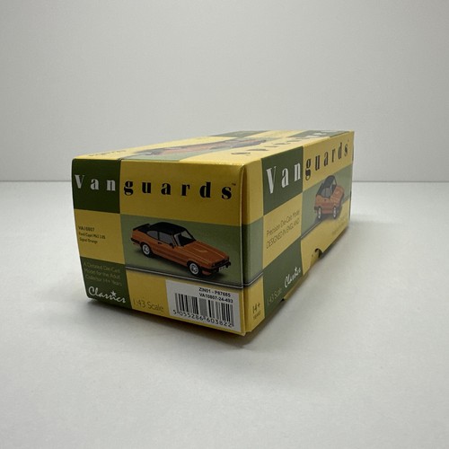 Vanguards. VA10807 "FORD CAPRI MK3 3.0s IN SIGNAL ORANGE" LTD 0267 / 1600 - Picture 7 of 7