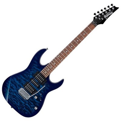 Electric Guitar Ibanez GIO Series GRX70QA Transparent Blue Burst