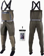 HotSrace Chest Waders Waterproof Breathable Stockingfoot XL Open Box