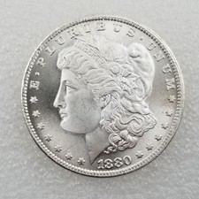 1880 S Morgan Silver Dollar Uncirculated $1 Coins