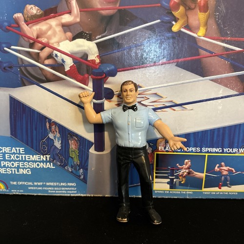 LJN Titan Sports WWF Wrestling Superstars Blue Shi...