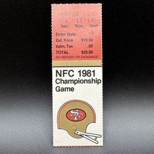 1981 NFC CHAMPIONSHIP GAME 49ERS VS. COWBOYS